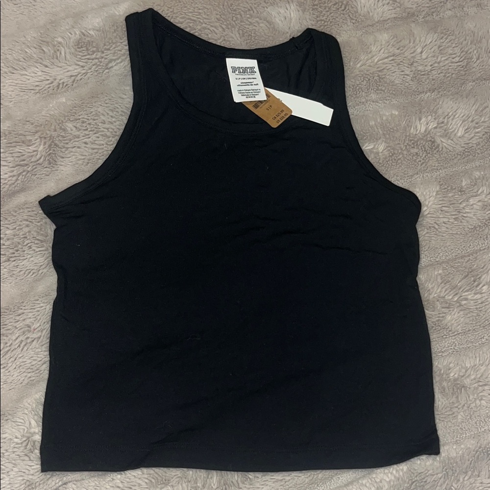 PINK Victoria's Secret Black Tank Top